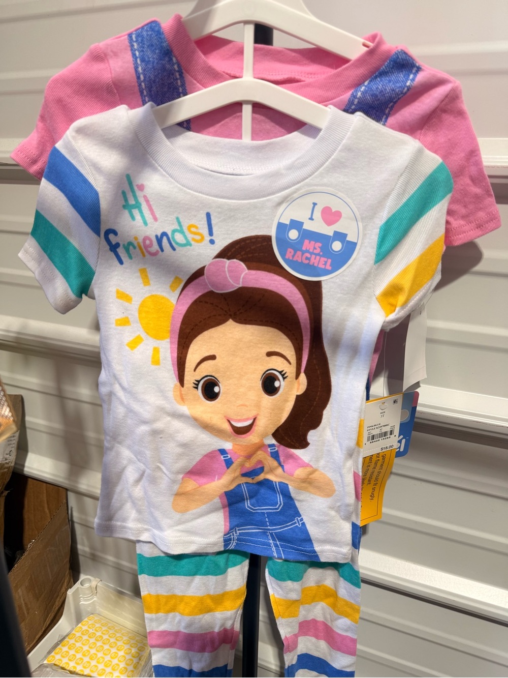 Target Kids Pajama Set - White, Pink, Blue, Yellow, Teal